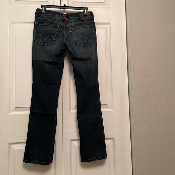 Levi’s Red Denim Blue Jeans 29x32 REDLOOP Flare - Picture 7 of 16